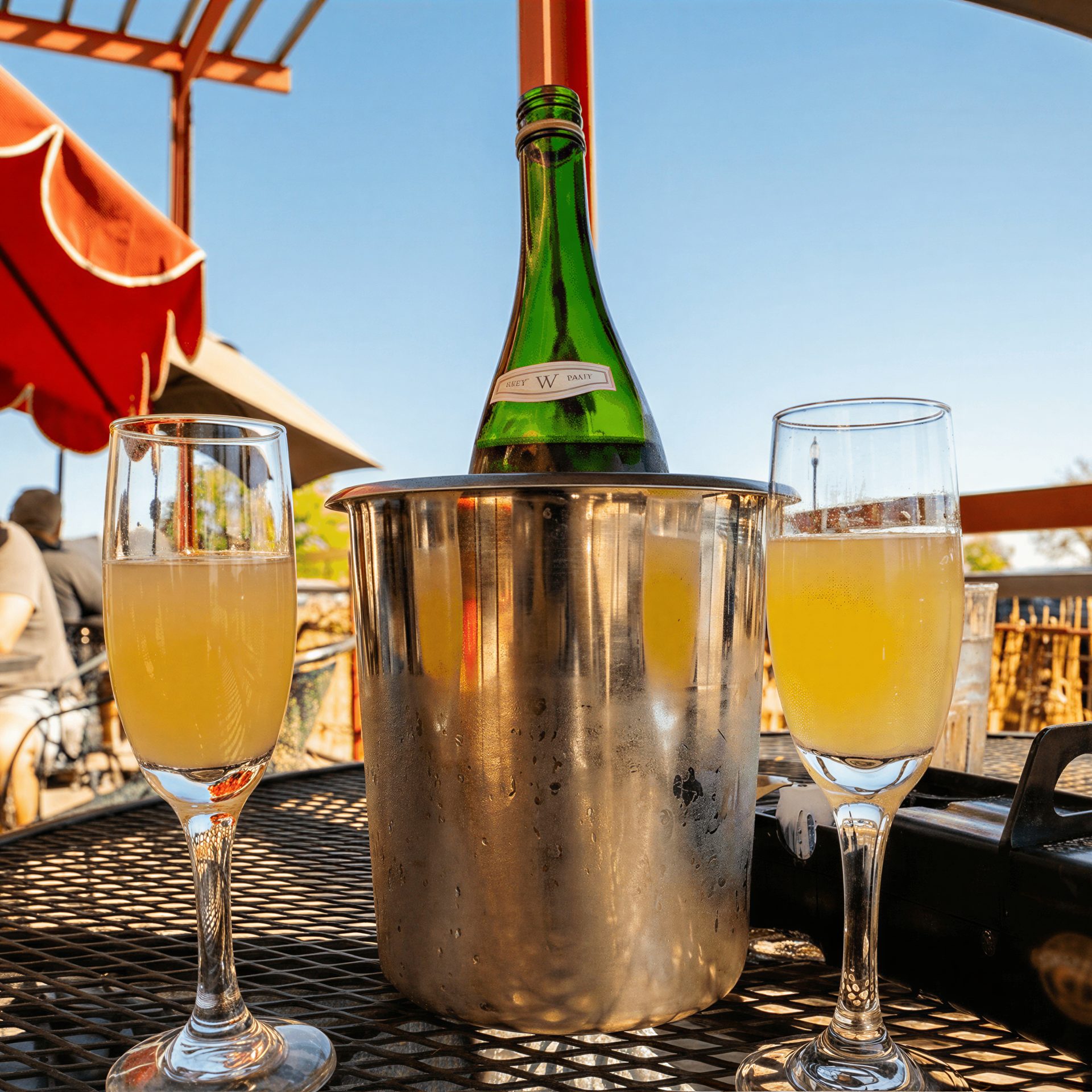 Bottle mimosas for the whole table