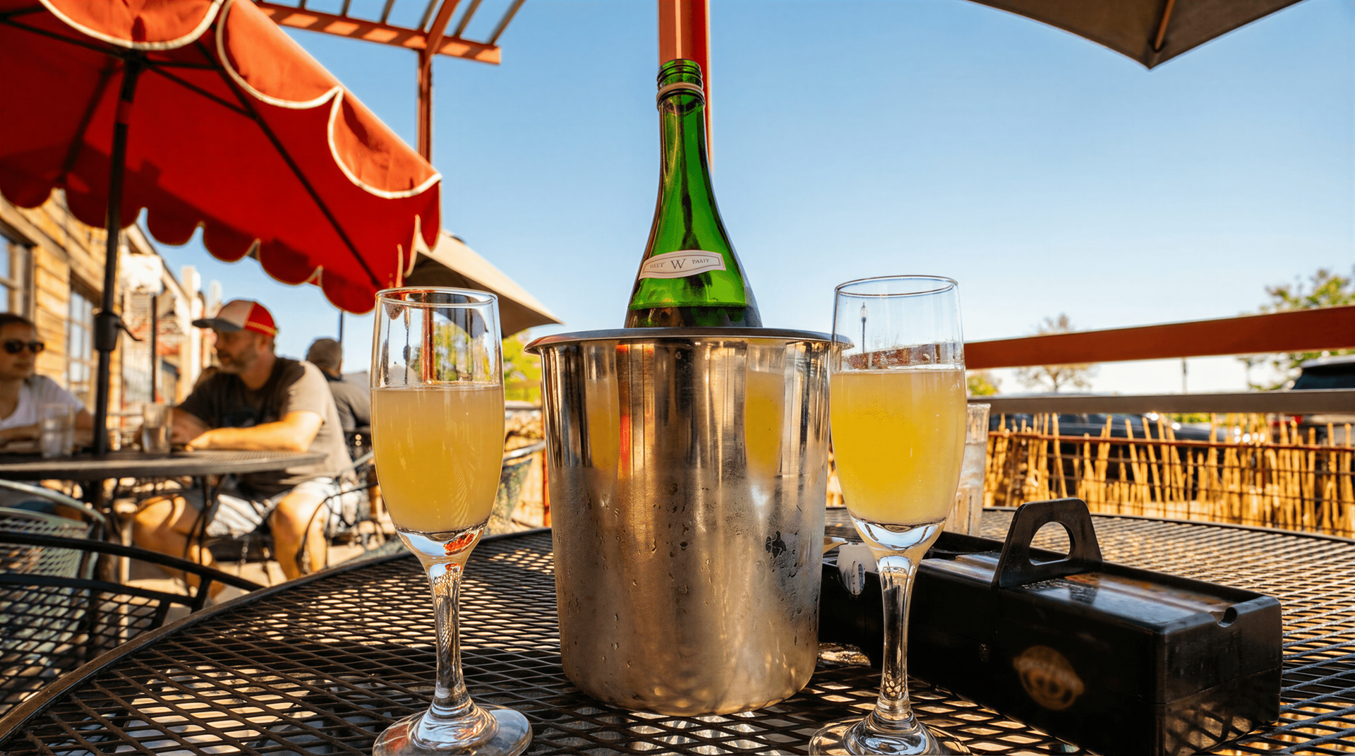 Bottle mimosas for the whole table