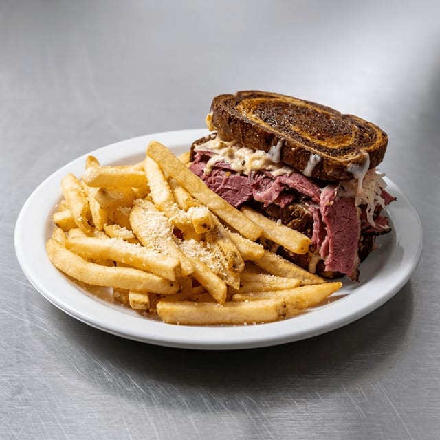 Classic Reuben Sandwich.