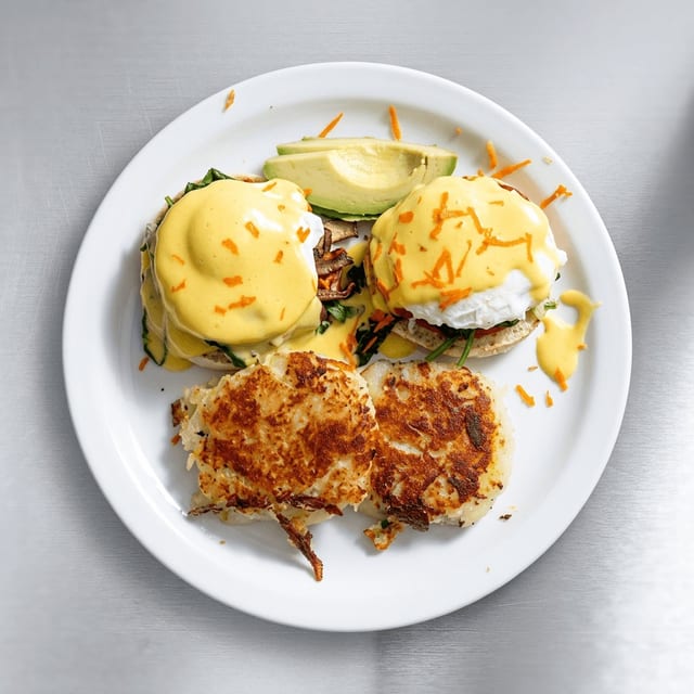Veggie Benedict.