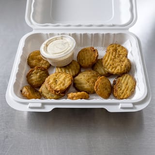 Fried Pickles with Ranch